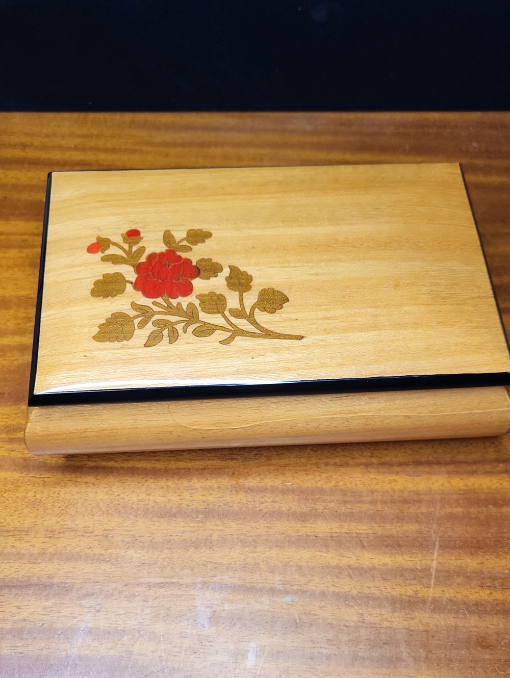 Vintage Sorrento Music Jewelry Box